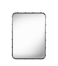 Adnet Rectangular mirror 70 x48 cm Black