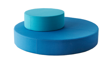 GUBI Pouffe. H:32cm. Ø:90cm.